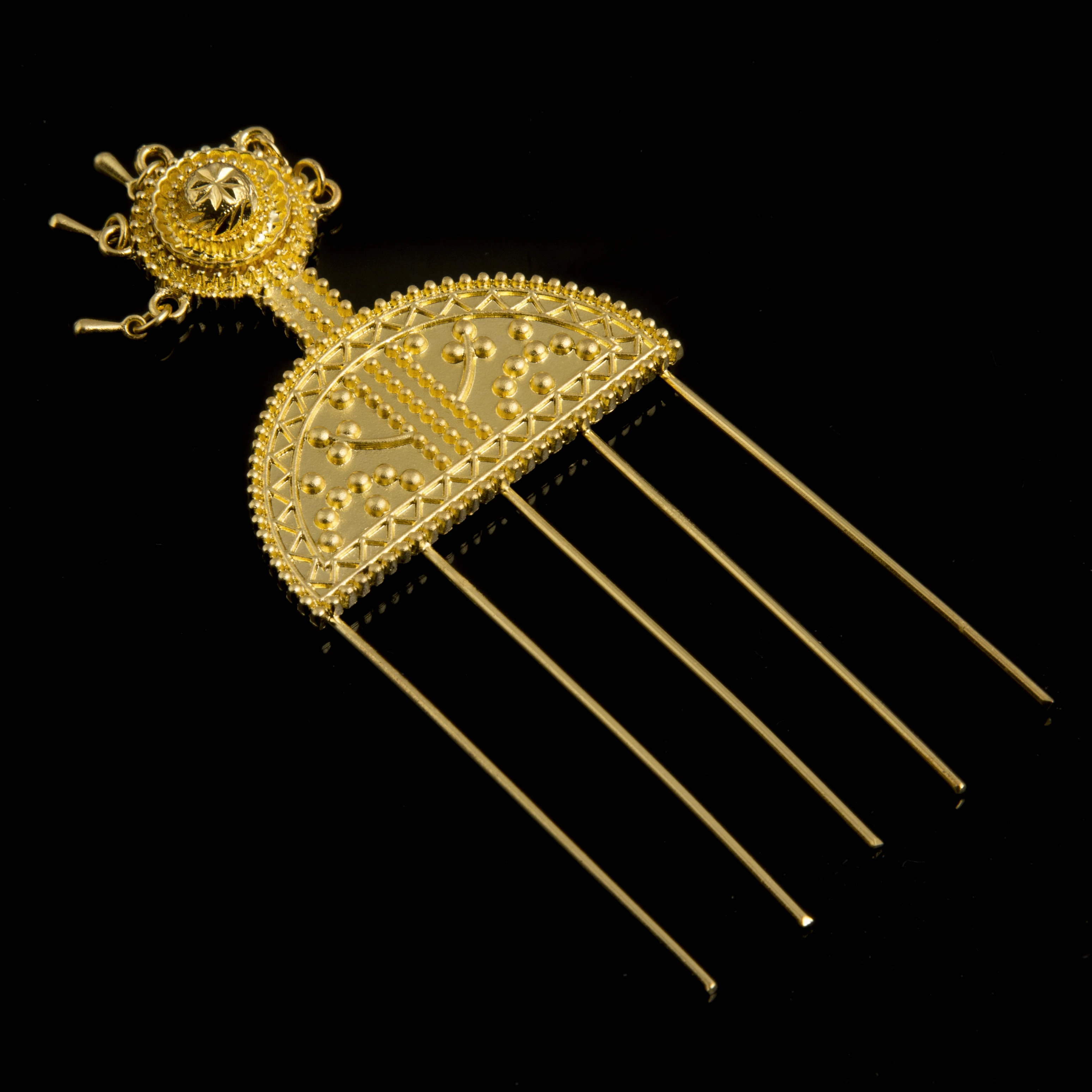 Эфиопская модная заколка для волос золотого цвета Эритрея кенийские заколки Habasha