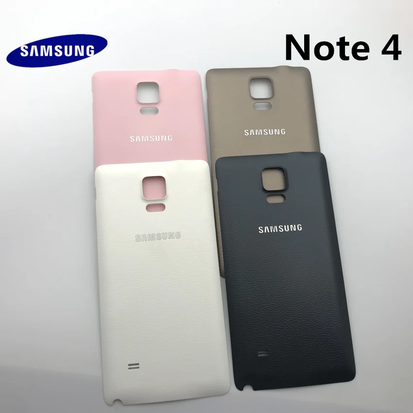 Новый чехол на заднюю панель для samsung Galaxy Note 4 N910 N910F N9100 N910FD задняя крышка