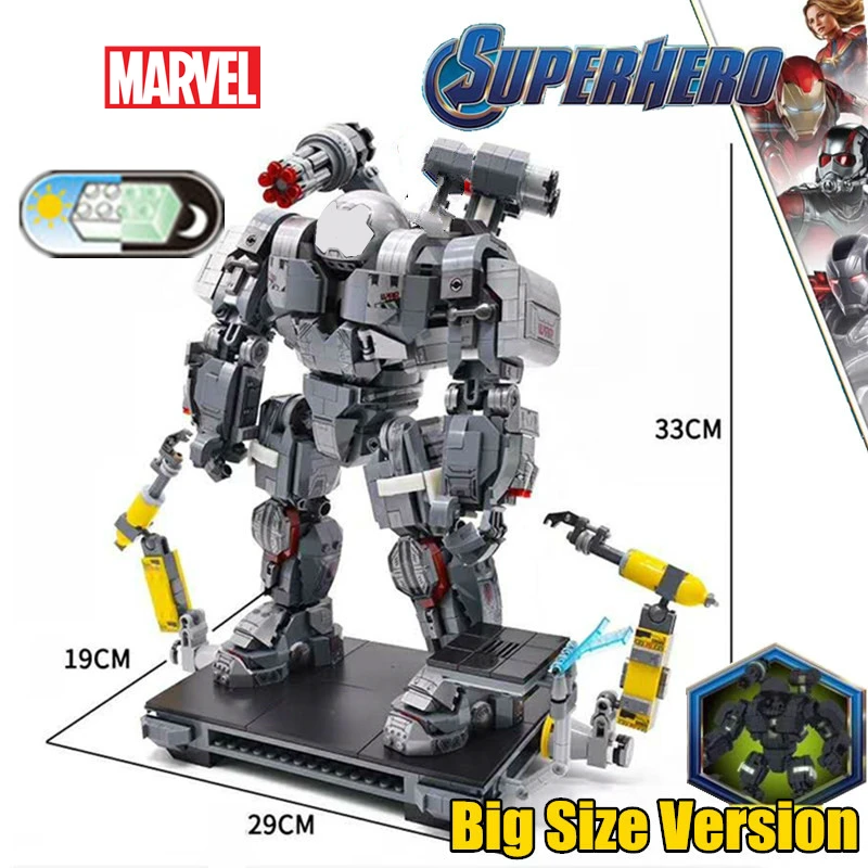 

Marvel Avengers War Machine IronMan Hulkbuster Figures Armor Mecha Robot Building Bricks Block Gift Toy Birthday Boy Kid Gift