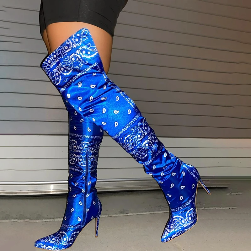 Graffic/женские сапоги до середины икры Новинка Женские модные повседневные туфли