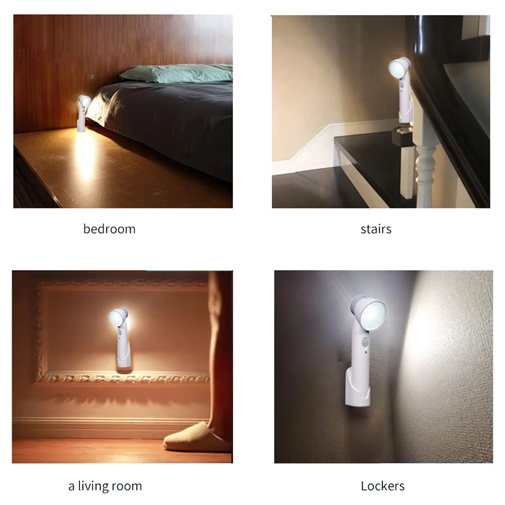 Ночник с датчиком движения светодиодный светильник для умного дома USB-зарядкой