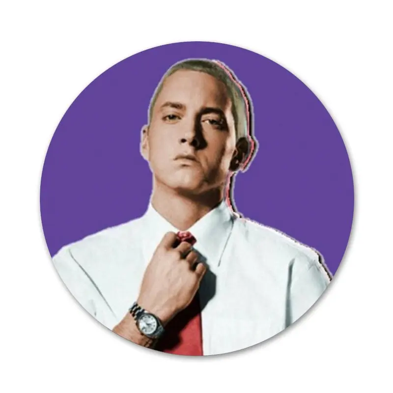 Значок Rapper Eminem брошь заколка аксессуары для одежды рюкзака украшение в подарок |