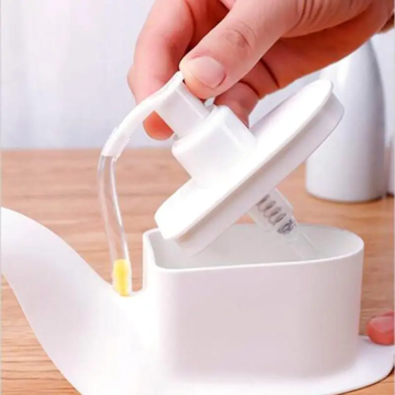 120ml портативный диспенсер для мыла с принтом улиток Форма душ Шампунь Дозатор