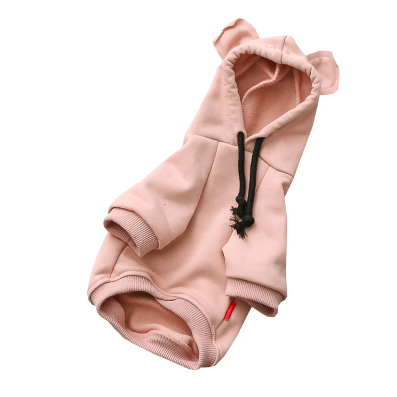 Зимняя Толстовка для собак свитшот одежда щенков Йорка пуделя померанского