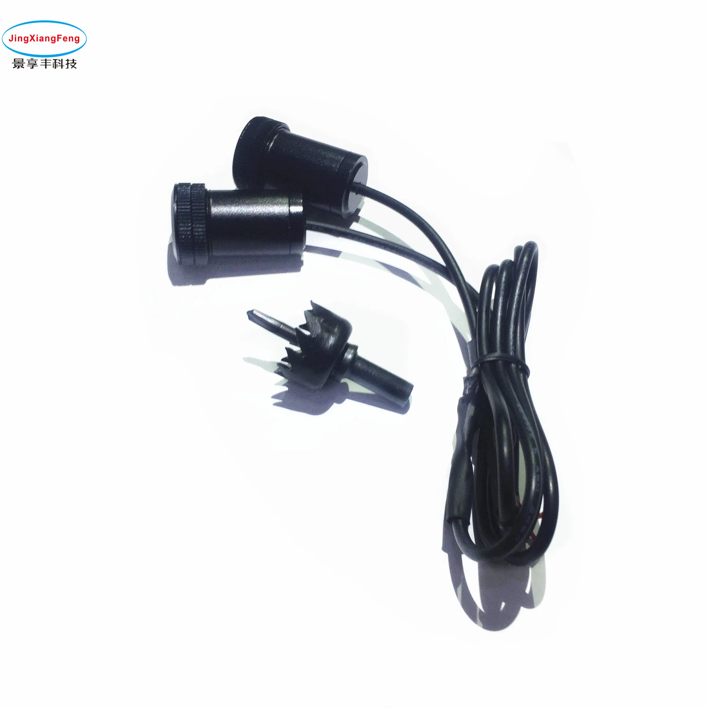 

JXF Car Lights Signal Decorative Lamp Accessories Universal Door Welcome For Saturn Hd 3D LED Laser Logo Ghost Shadow Projector