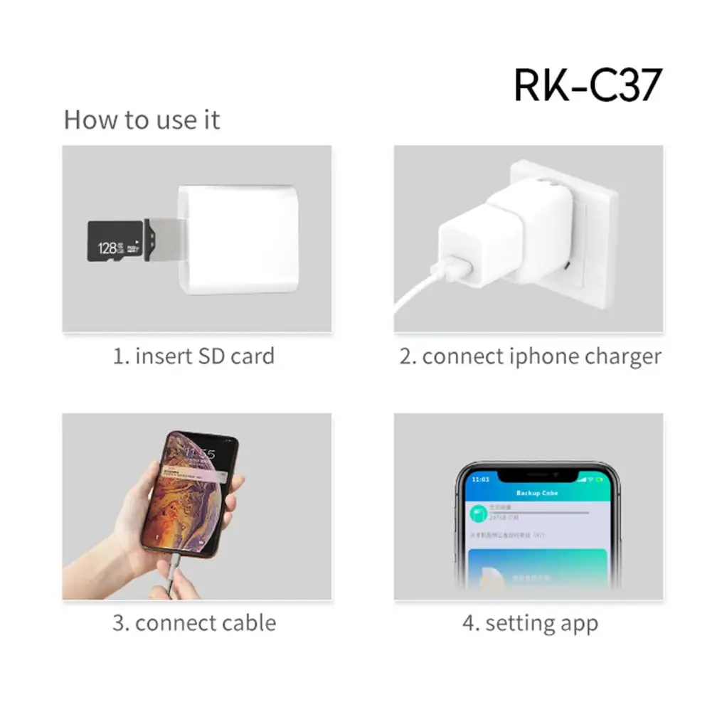 

High Quality USB Smart Adapter Mobile Card Reader Portable Memory Card Adapter for Phone for iPhone iPad Dropshipping