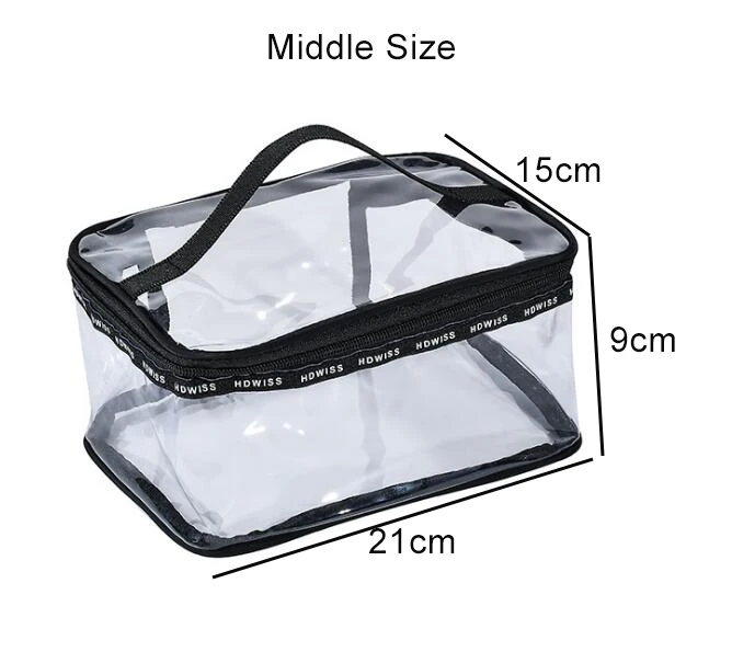 middle size Новинка, фламинго, косметичка, сумка-несессер, органайзер для путешествий, косметичка, набор туалетных принадлежностей, для мытья унитаза, Большая водонепроницаемая сумка ZDH022 - Цвет: middle size