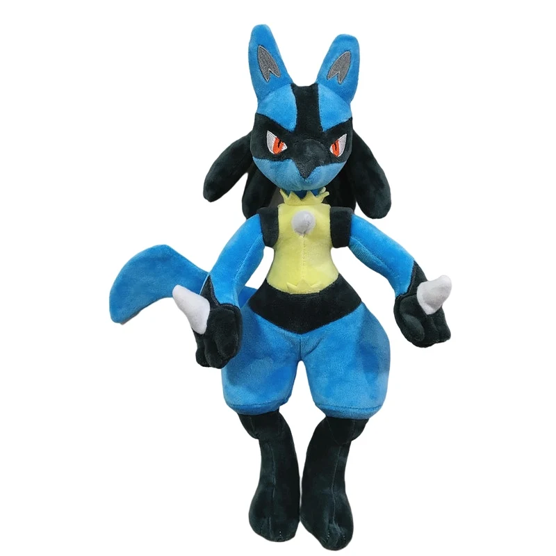 Оригинальные Плюшевые игрушки TAKARA TOMY Pokmon Lucario мягкие куклы 25/33 см