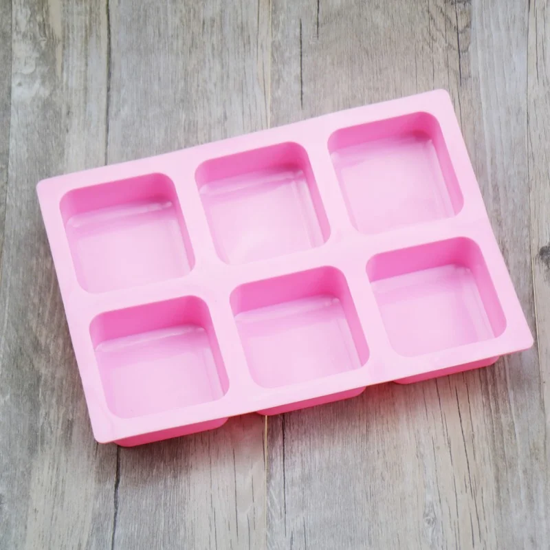 

Mini Muffin 6 Holes Silicone Square Mold DIY Cupcake Cookies Fondant Baking Pan Non-Stick Pudding Steamed Cake Mold Baking Tool