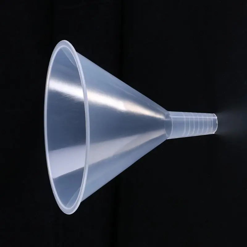 

150mm Plastic White Transparent Funnel For Garage / Car Liquids / Laboratory / Kitchen Dropshipping