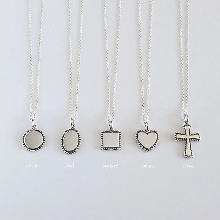 S925 Серебряный цвет ожерелье Любовь Крест различные геометрические ожерелья