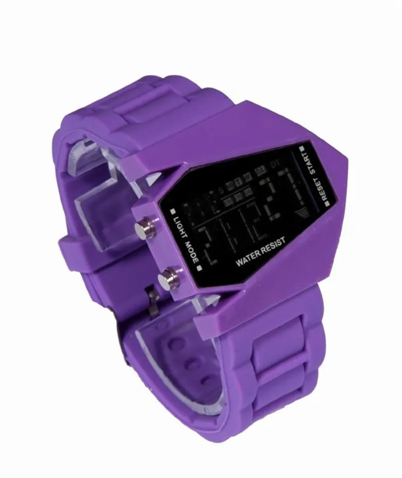 purple Skmei роскошный цифровой таймер с сигналом задняя подсветка светодиодный часы для мужчин и женщин спортивные наручные часы relogio спортивные часы - Цвет: purple