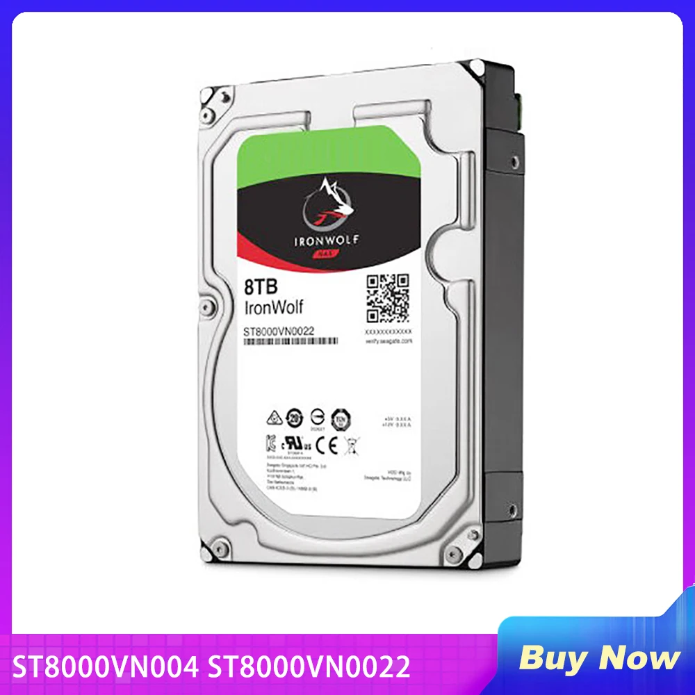 

Internal Hard Drive For Seagate ST8000VN004 ST8000VN0022 8TB NAS 7200 RPM 256MB Cache SATA 6.0Gb/S 3.5"