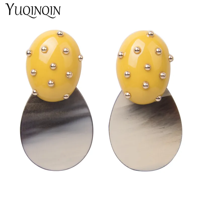 Модные круглые большие серьги для женщин 2020 милые корейские Висячие длинные