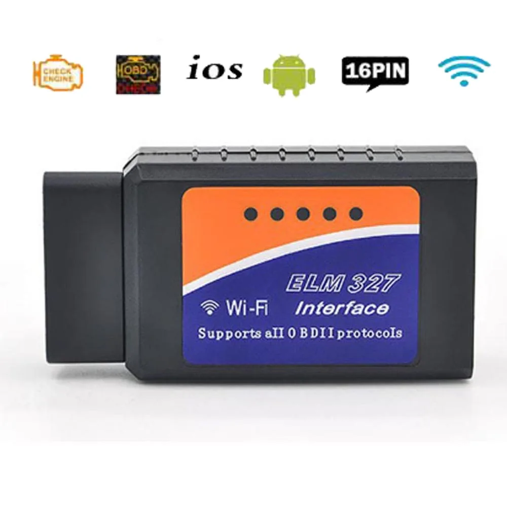 ELM327 WIFI OBD2 OBD II сканер диагностический инструмент V1.5 Wifi беспроводной считыватель