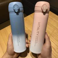thermos bottle vacuum flask 304 stainless steel thermos cup men women gradient mug thermos for children insulated bottle