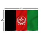Баннер с флагом Афганистана zwjflagshow, 90x150 см, афганский Кабул, полиэстер, подвесной офис, парад, фестиваль, украшение для дома