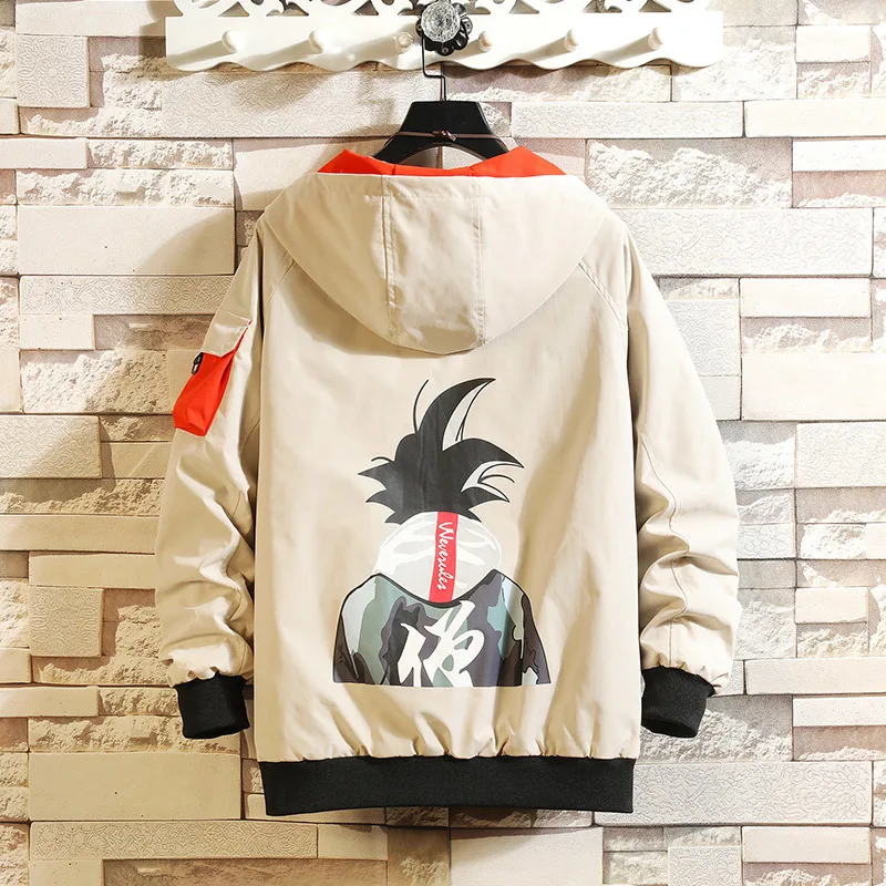 Куртка-бомбер мужская весенняя с цветочным принтом тонкая большого размера
