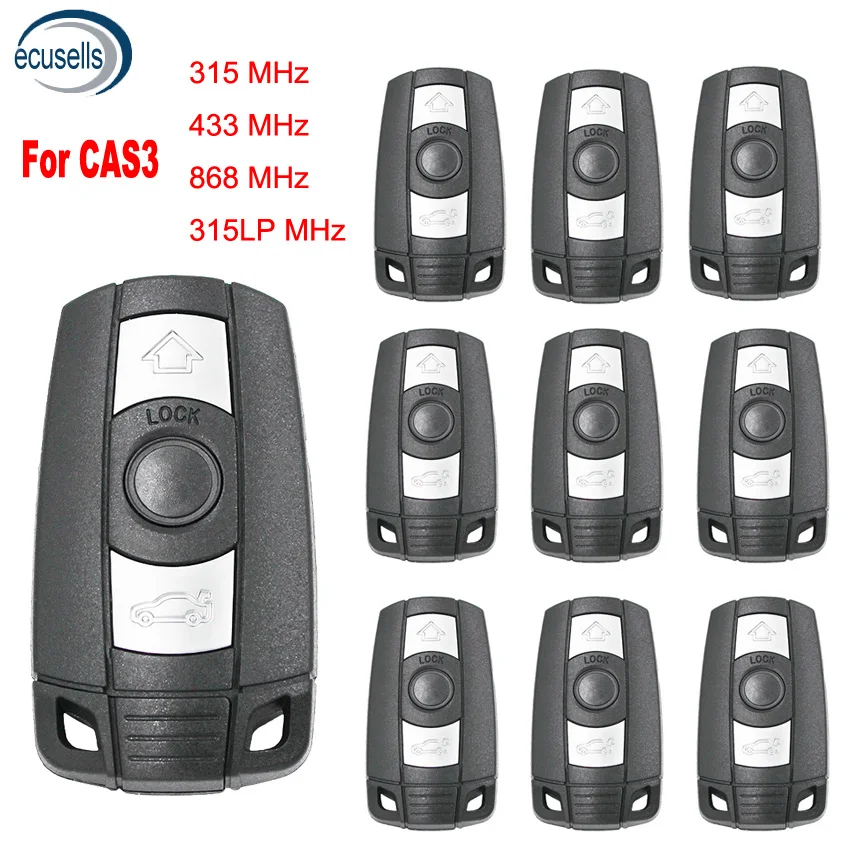 Распродажа! 10 шт./лот 3 кнопки Smart Remote Key для BMW 1 5 6 серия X1 X5 X6 Z4 315/434/868/315lp MHZ CAS3
