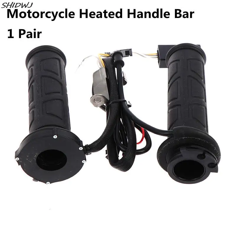 

1Pair Motorcycle Hot Grips Motorbike ATV Hand Electric Heated Grip 7/8" 22mm Handle Bar Hand Warmer 12V