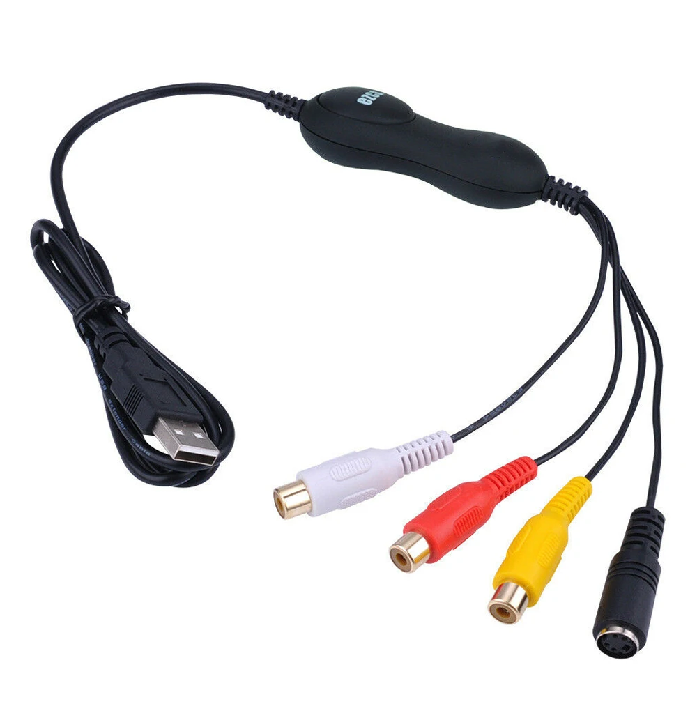 Высокое качество новые EZCAP USB 2,0 Звуковая карта захвата видео конвертер адаптер DVD DVR VHS для Win7/8/10, Mac OS для всех версий