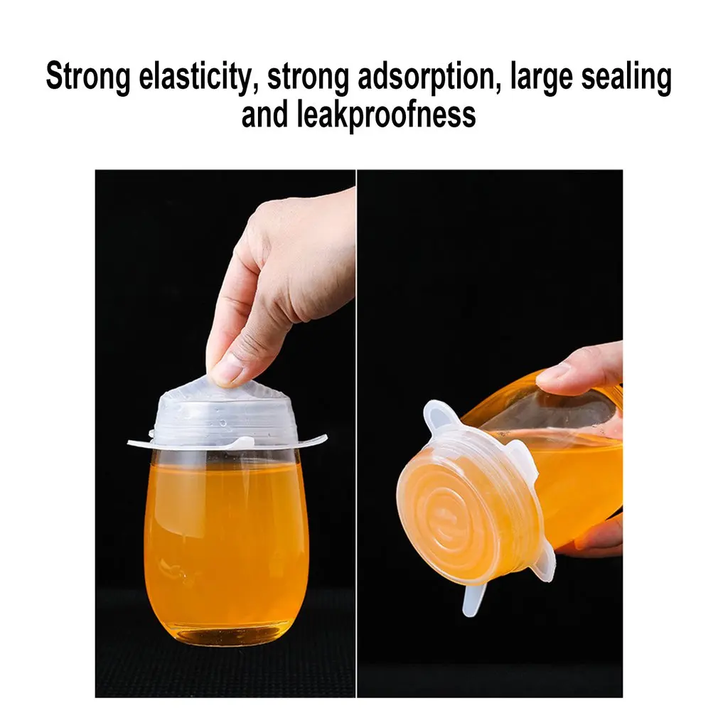 Силиконовая крышка для сохранения свежести кухни многофункциональная