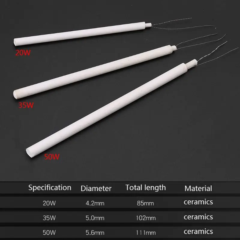 

Electric Soldering Iron Heating Element Internal Heated Ceramic Core 20W 35W 52W