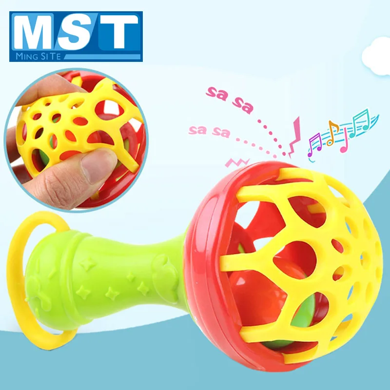 Детские погремушки для рук Прорезыватель обучения Развивающие детские игрушки