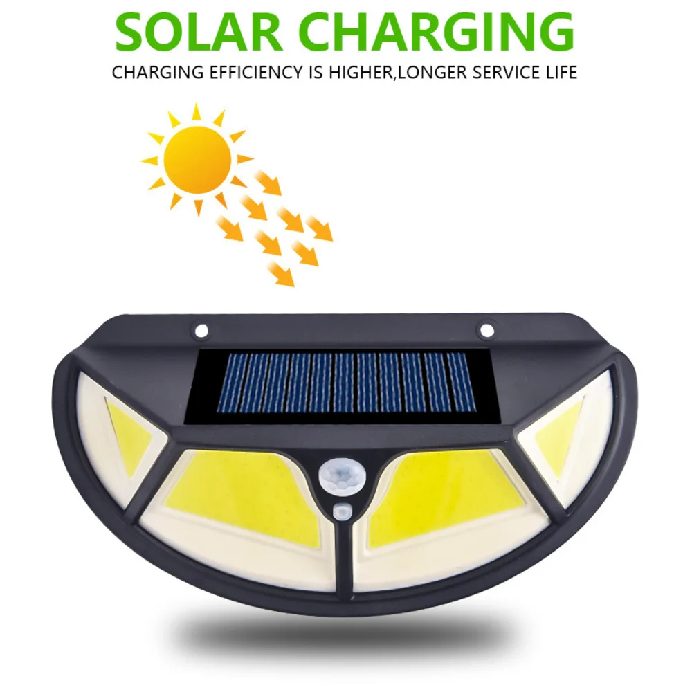 

102led / 122cob Led Solar Lights Outdoor Wall Lamp Waterproof Body Induction Lamp Suitable for Courtyard, Outdoor Garden