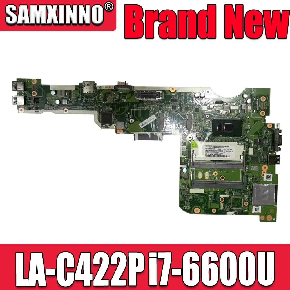 Bestellen 01YR028 CILL1 L2 LA-C422P Mainboard Für For Lenovo ThinkPad L570 Laptop Motherboard SR2F1 I7-6600U 2,6 Ghz CPU