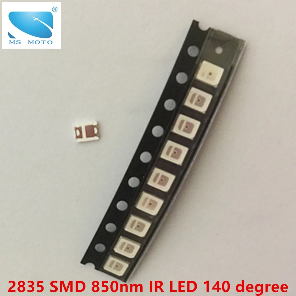 5 шт./лот 0 Вт SMD 2835 нм инфракрасный светодиодный ИК чип 20 мил 140 устройства для