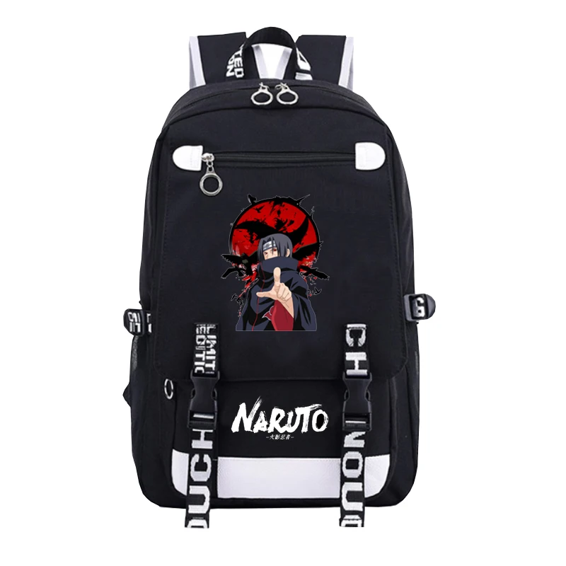 Аниме Рюкзак Наруто школьные сумки для подростков Bookbag Akatsuki Itachi Sharingan Косплей сумки на плечо для ноутбука рюкзак для путешествий