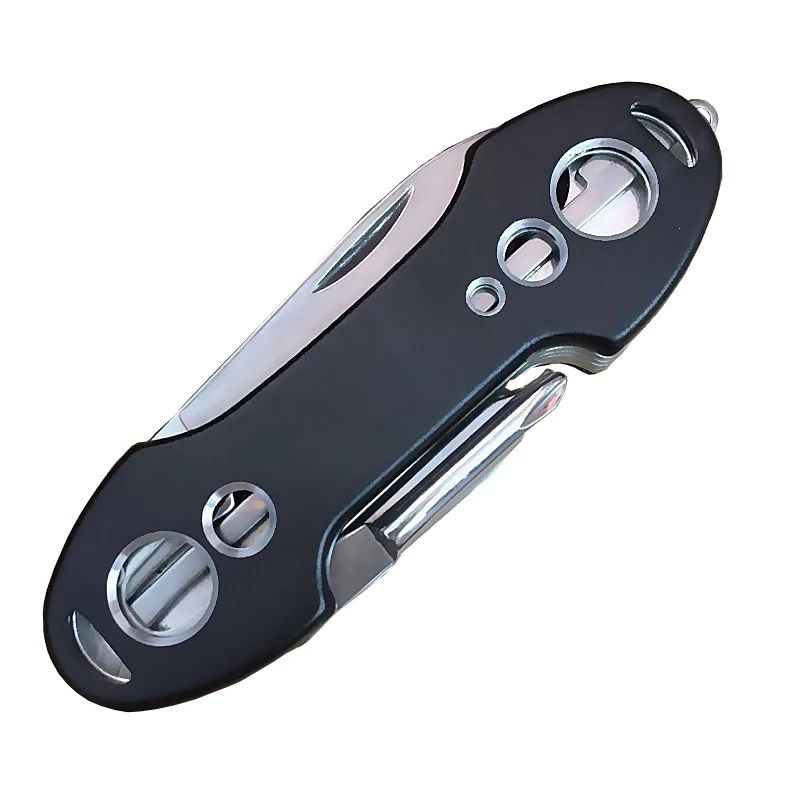 SK002-Black Multi-Functional Swiss 91mm Folding Knife Stainless Steel Multi Tool Army Knives Pocket Hunting Outdoor Camping Survival Knife - Цвет: SK002-Black