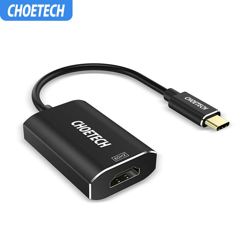 CHOETECH USB C к HDMI 4K @ 60 Гц Тип Thunderbolt 3 совместимый адаптер для Galaxy S9/S9 Plus 2017/2016 MacBook Pro| |