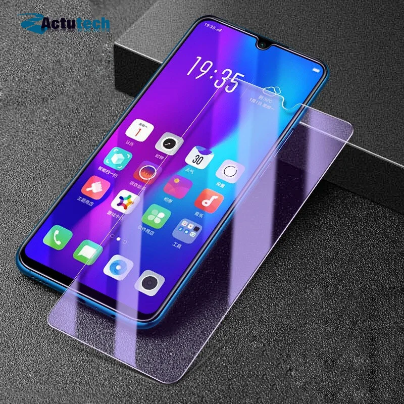 

Anti Blue Ray Light Tempered Glass For oppo K1 K3 A8 A9 R15 R17 A7X A9X glass screen protector glass For oppo R15 R17 A11X
