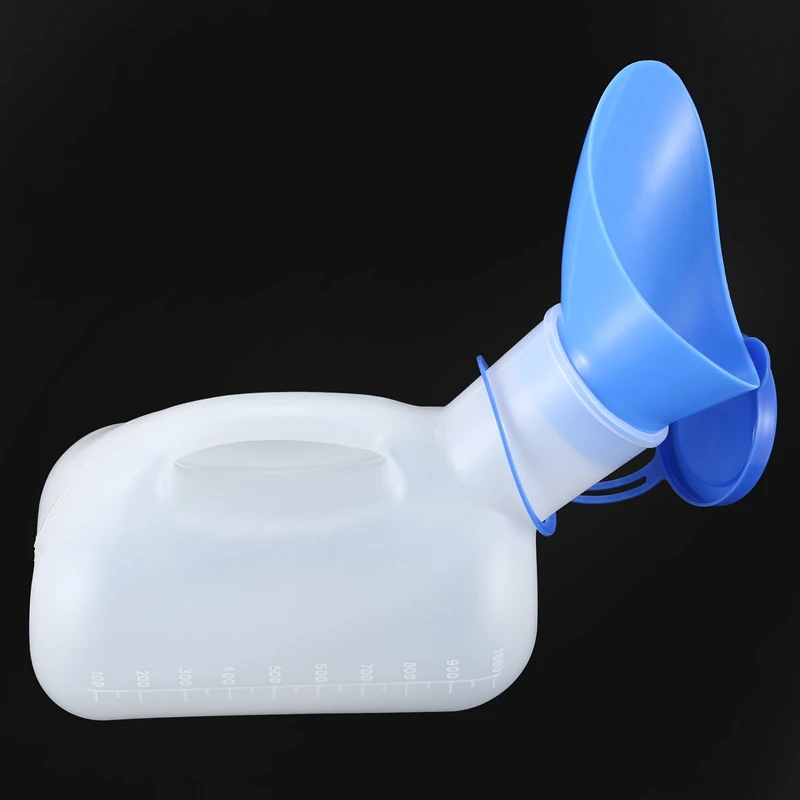 Портативный Флакон для мочи 1000 мл мужчин и женщин путешествий кемпинга белый