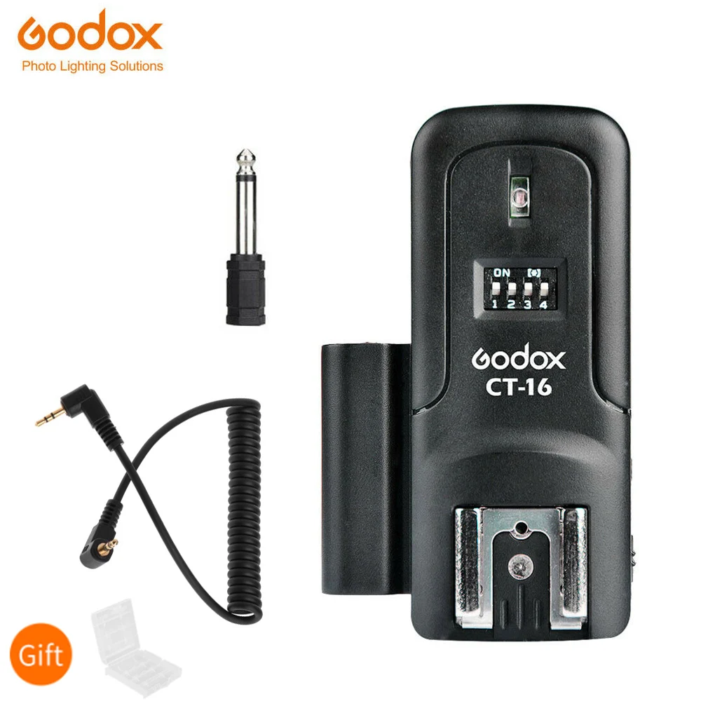 Godox CT 16 CTR каналов беспроводной приемник вспышки для Canon Nikon Pentax студийная вспышка