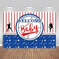 baseball baby shower photography backdrop welcome baby birthday party decoration batter up sport background photo booth