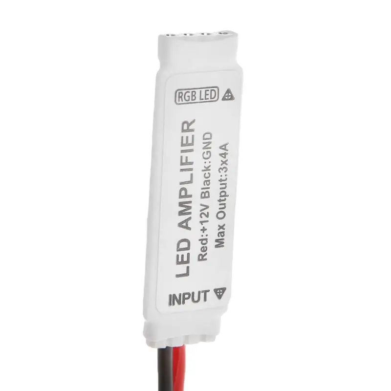 Мини усилитель сигнала ретранслятор для 5050 3528 SMD RGB светильник ная лента 12 В