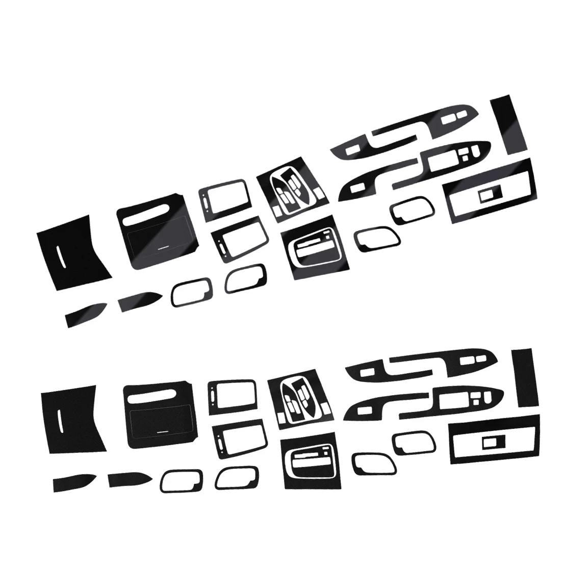 

Car Center Console Dashboard Cover Trim Sticker Plastic Fit for Honda Accord 7th Left Hand Drive Only Carbon Fiber Texture