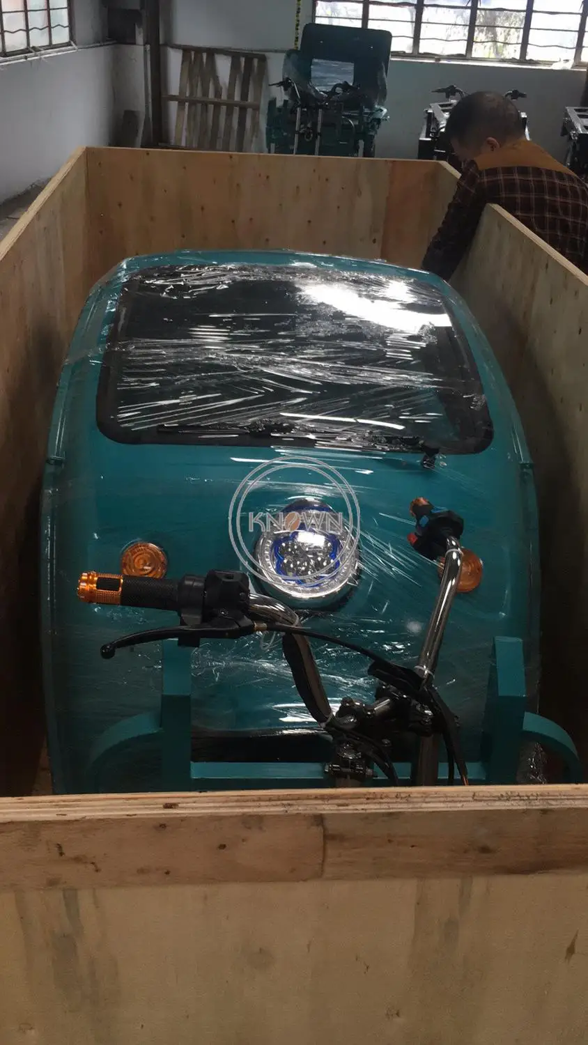 3 колеса взрослый Электрический грузовой трицикл тук Автомобильный велосипед