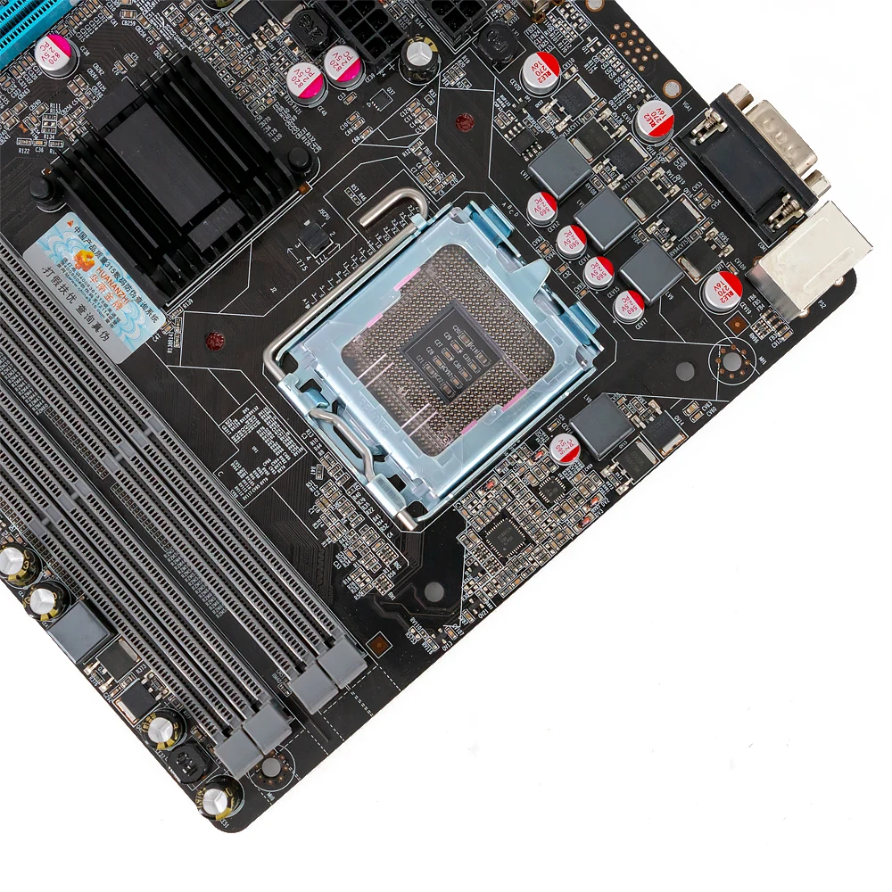 Huanan Zhi P45-D2 M-ATX материнская плата P45 для LGA 771/775 DDR2 8 Гб SATA2.0 USB2.0 VGA PCI-E 245*182 мм Поддержка L5420 L5410 Процессор