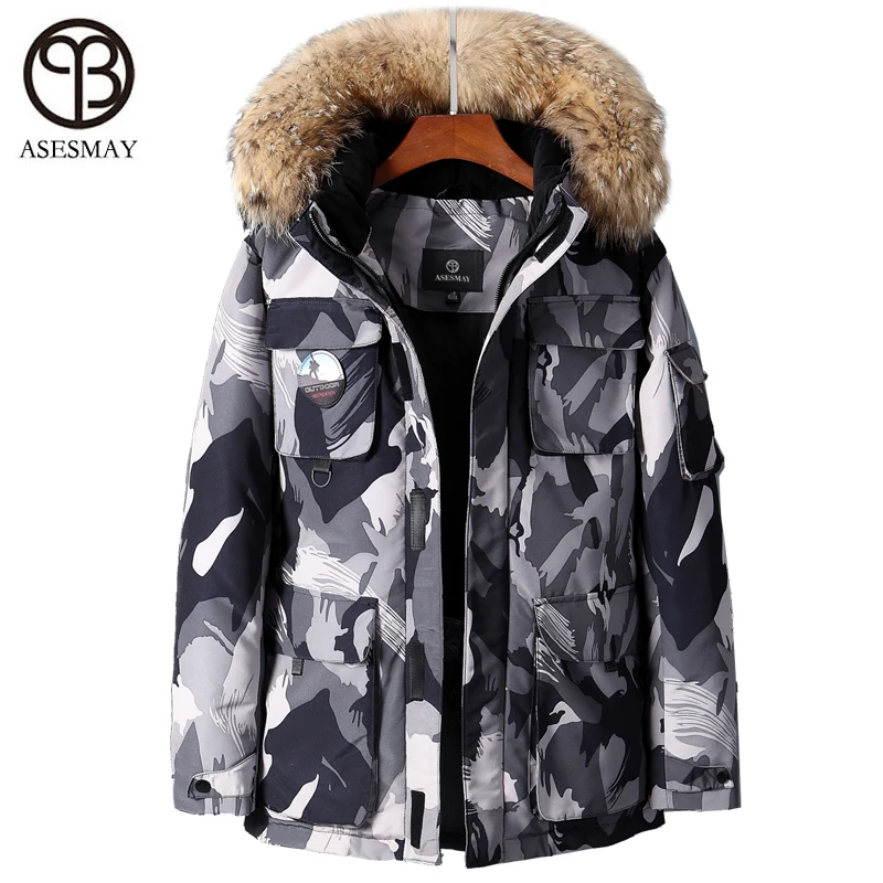 2019 мужская куртка-пуховик хит продаж зимнее Брендовое Мужское пальто зимние