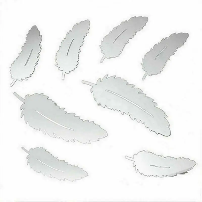 Новые Домашние съемные современные зеркальные настенные 3D наклейки в виде