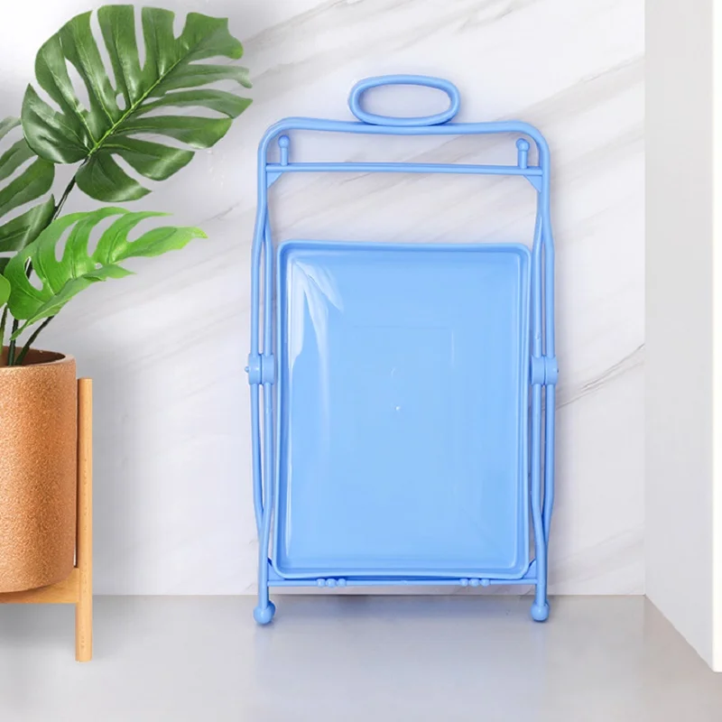 

Garbage Bag Holder X-type Folding Trash Can Hanging Garbage Bag Hanger Kitchen Waste Storage Bracket Home Door Back Waste Bin