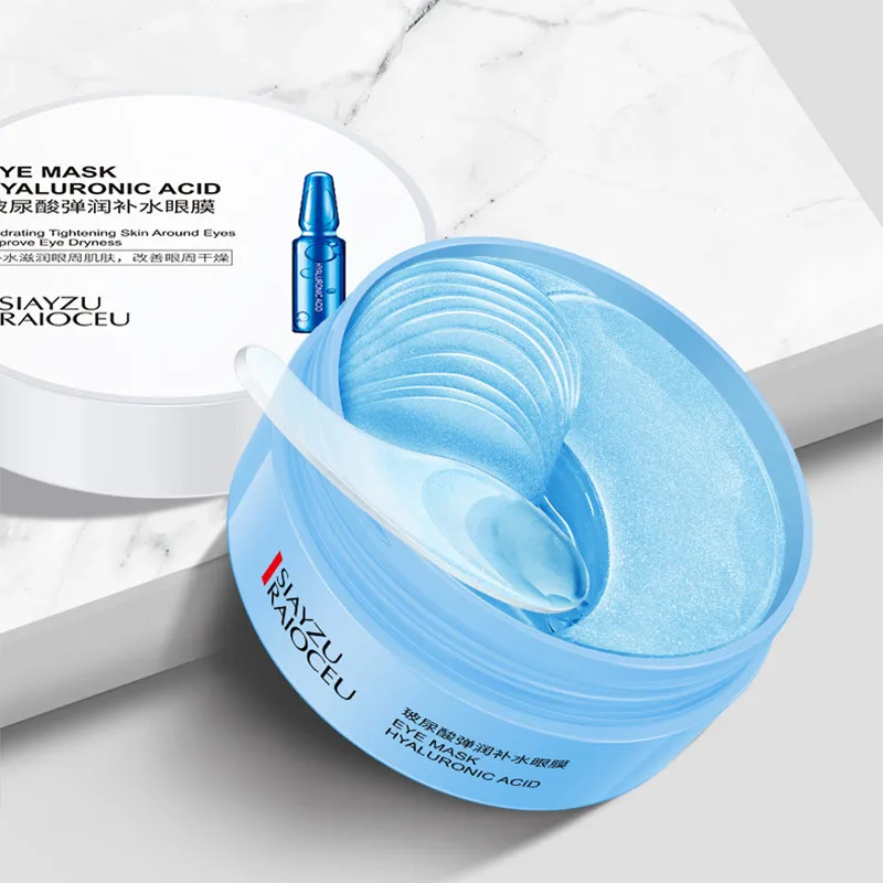 60 штук Гиалуроновая кислота с украшением в виде кристаллов вокруг глаз чехол