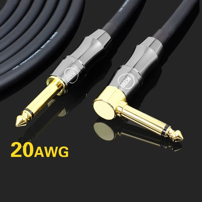 authentische kgr gitarre kabel elektrische gitarre linie elektronische klavier rahmen trommel audio linie noise freies noise reduktion schild free glo