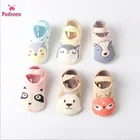 Pudcoco 1 ажурных носков носки кожаными ленточками мягкая одежда для маленьких детей Одежда для мальчиков и девочек детские Нескользящие тапочки с антискользящим эффектом; Рабочими электрическими схемами Мультяшные тапочки; Мягкая подошва