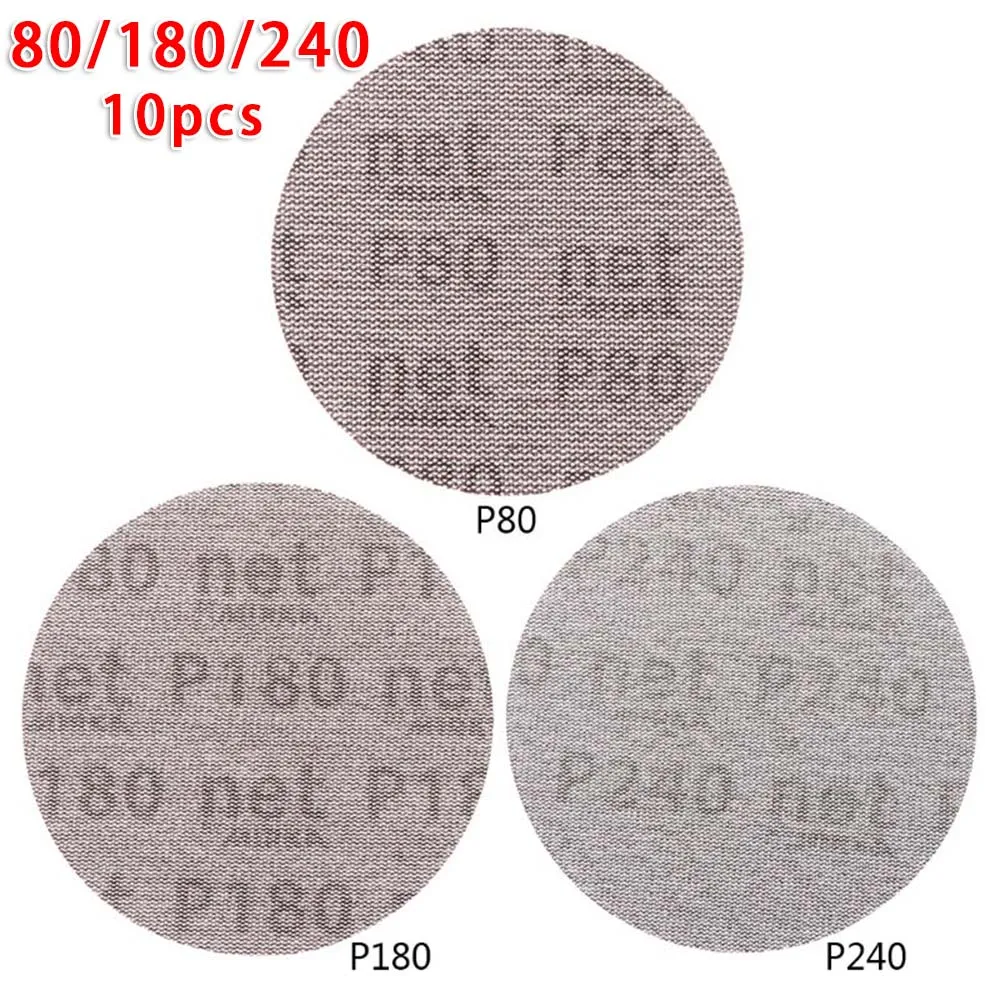 Набор 10 шт. 5 дюймов 125 мм беспылезащитный шлифовальный диск наждачная бумага