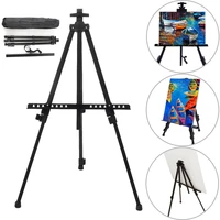 portable metal easel adjustable sketch travel easel thicken triangle aluminum alloy easel sketch drawing for artist art supplies